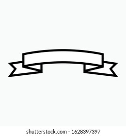 
Ribbon Icon - Vector Sign & Symbol.