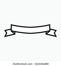 Ribbon Icon - Vector Sign & Symbol.