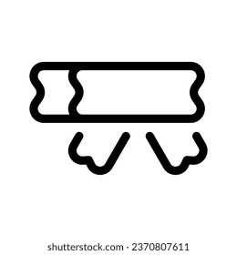 Ribbon Icon Vector Symbol Design Illustration
