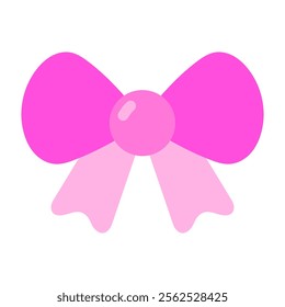 Ribbon icon vector. Ribbon symbol. Ribbon sign isolated on white background. 