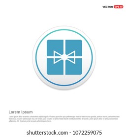 ribbon icon White Background icon template