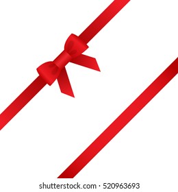 Ribbon, icons. Vector illustration