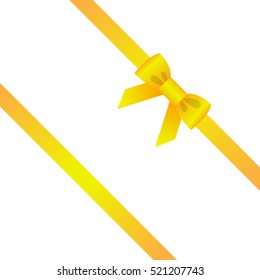 Ribbon, icons. Vector illustration