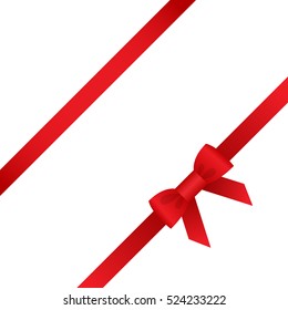 Ribbon, icons. Vector illustration