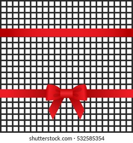 Ribbon, icons. Vector illustration