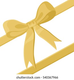 Ribbon, icons. Vector illustration