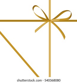 Ribbon, icons. Vector illustration