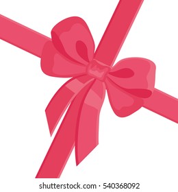 Ribbon, icons. Vector illustration