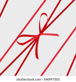 Ribbon, icons. Vector illustration