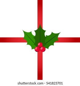 Ribbon, icons. Vector illustration