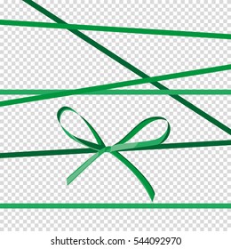 Ribbon, icons. Vector illustration