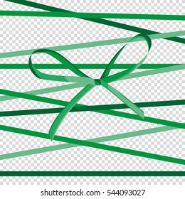 Ribbon, icons. Vector illustration