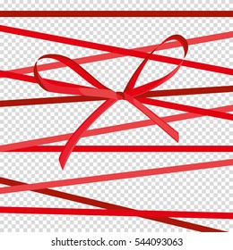 Ribbon, icons. Vector illustration