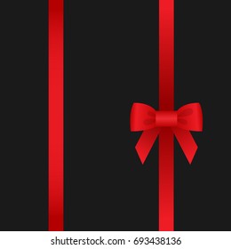 Ribbon, icons. Vector illustration