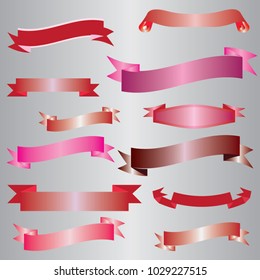 
Ribbon illustration &vector background
