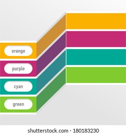 Ribbon infographic