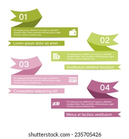 ribbon infographic