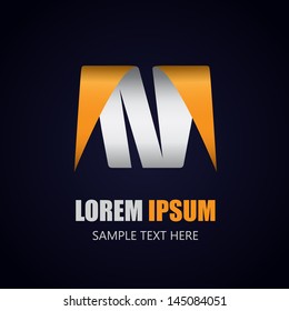 Ribbon - Isolated On Gray Background - Vector Illustration, Graphic Design Editable For Your Design. Business Logo