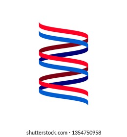 Ribbon isolated on white background. Vector.