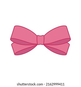 Ribbon isolated on white background. Vector illustration