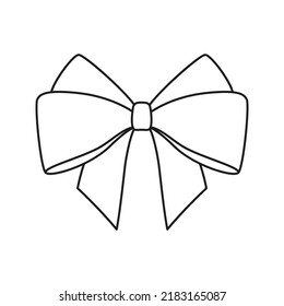 Ribbon isolated on white background. Vector illustration