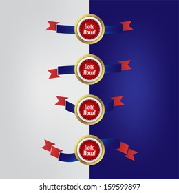 ribbon label art