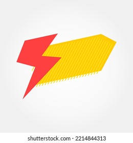 Ribbon Label Banner Design Template