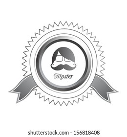 ribbon label whiskers guy