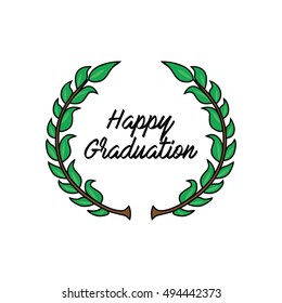 Ribbon Laurel Wreath Vector