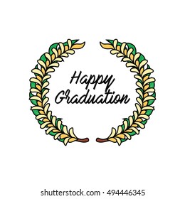 Ribbon Laurel Wreath Vector