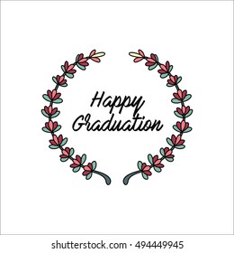 Ribbon Laurel Wreath Vector