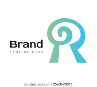 Ribbon logo icon design template elements. Usable for Branding and Business Logos.
