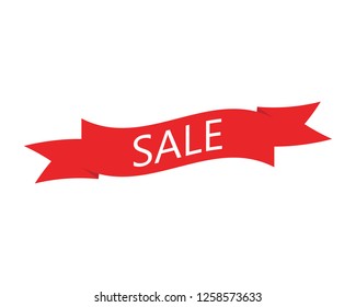 Ribbon logo template vector icon design