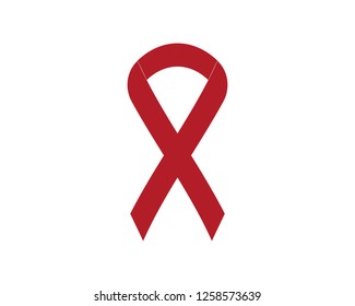 Ribbon logo template vector icon design