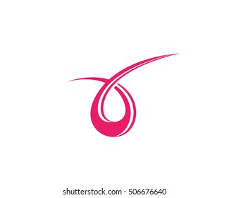 Ribbon logo template vector icon design