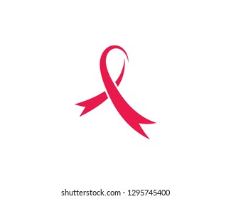 ribbon logo vector icon template