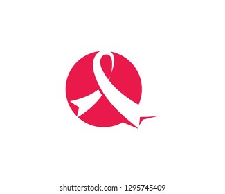 ribbon logo vector icon template