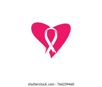 ribbon logo vector icon template
