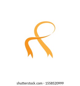 ribbon logo vector template design