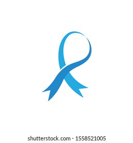 ribbon logo vector template design