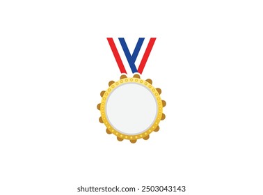 Ribbon Medal icon logo design. Award logo, Vector design template