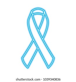 ribbon medical healthcare campaign symbol