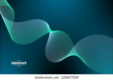 Ribbon Neon Blue With Twisted Motion Data Technology Background Can Be Use For Advertisement Brochure Template Banner Website Cover Product Package Design Vector Eps.