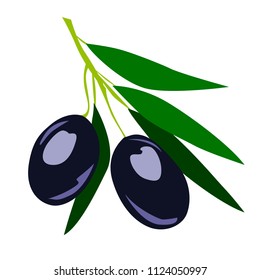 a ribbon of olives with fruits