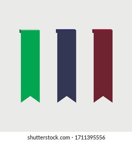 Ribbon on the banner vector