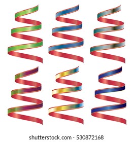 ribbon on white background 