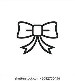 ribbon outline icon vector illustrations