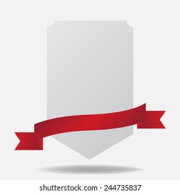 ribbon with paper