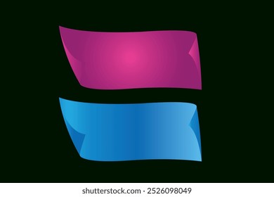 Banner-Set-Vektorsymbol in flach. Retro-Labelkollektionssatz. Verkauf Banner Badge. Tag-Grafik-Illustration für Web