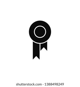 ribbon, reward, medal icon. Simple glyph, flat vector of Ribbon icons for UI and UX, website or mobile application